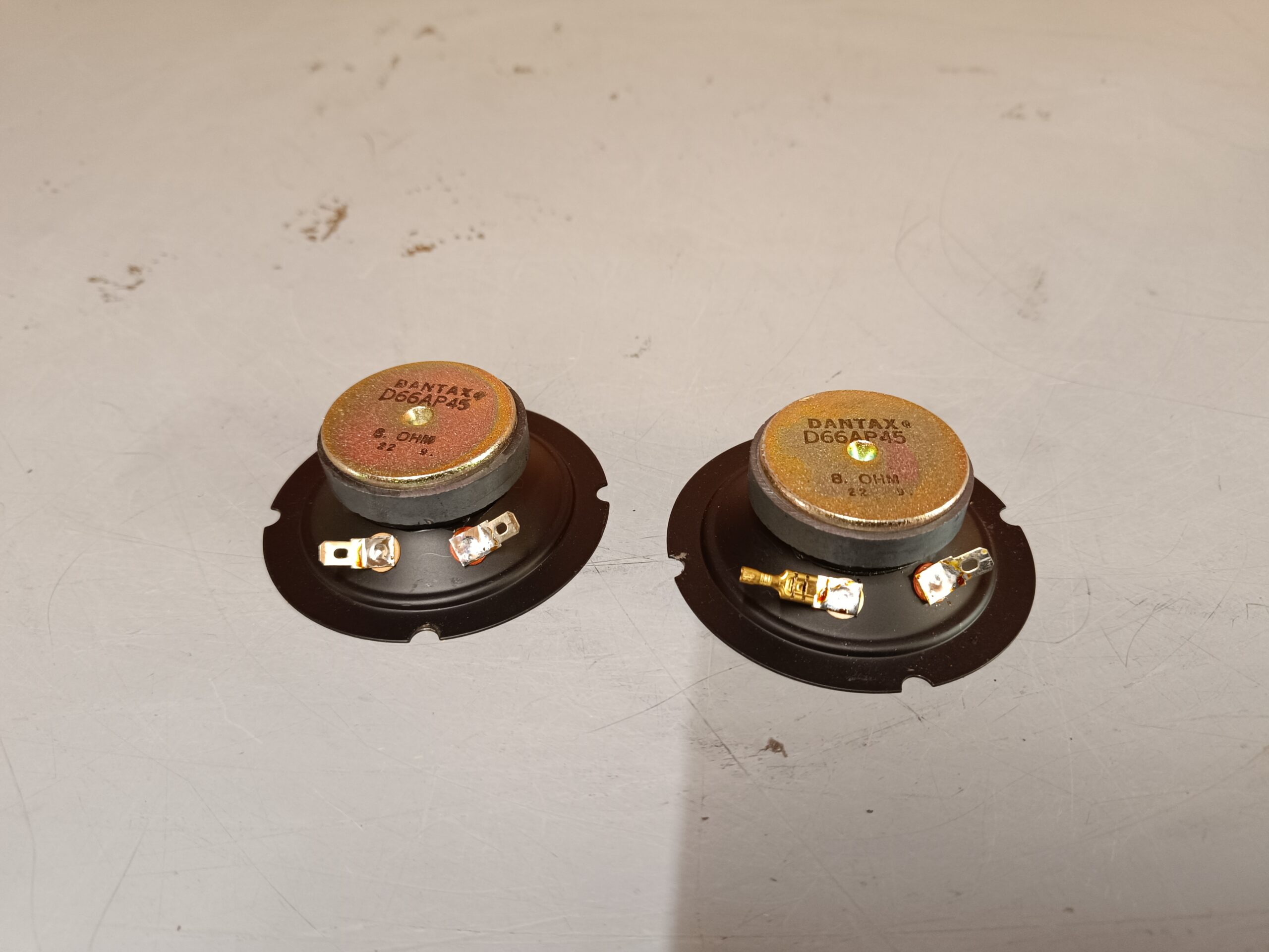 Original Dantax Tweeter – model D66AP45 - 8 ohms - Good and Working Condition - Billede 4