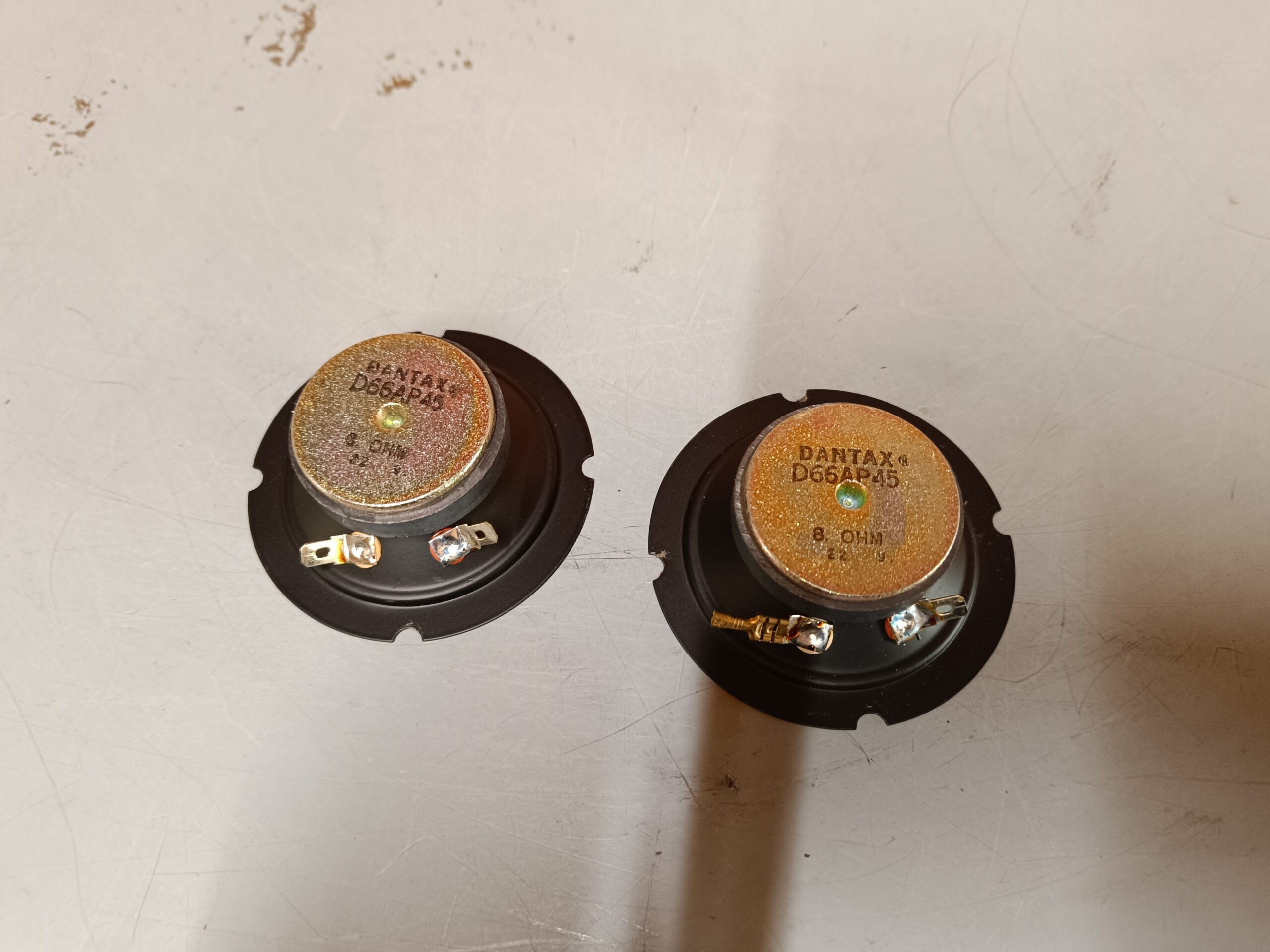 Original Dantax Tweeter – model D66AP45 - 8 ohms - Good and Working Condition - Billede 5