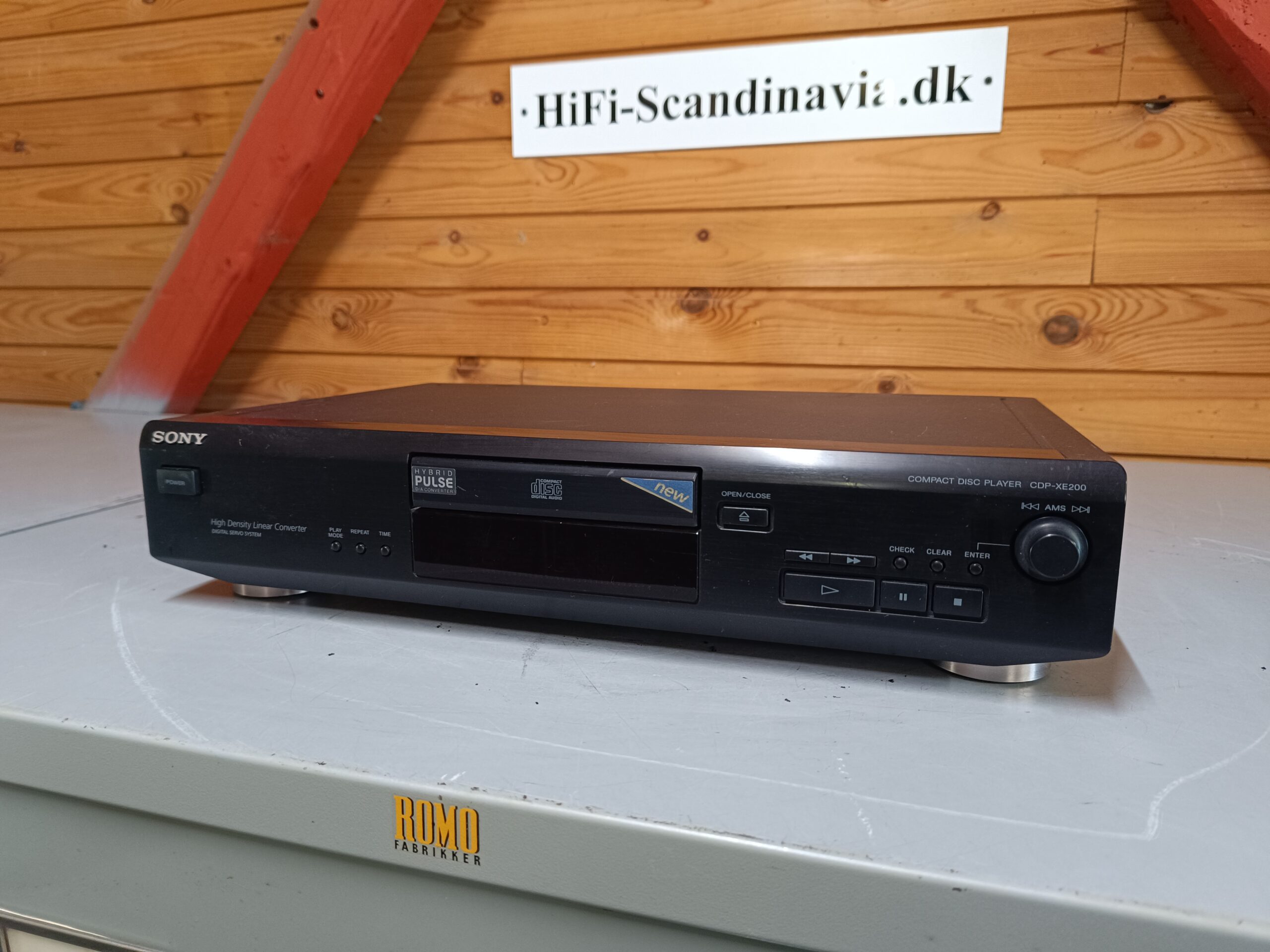 Sony CDP-XE200- Velfungerende cd-afspiller - SOLGT! - Billede 4