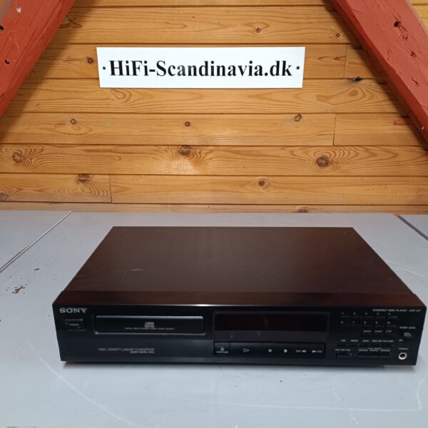 Sony CDP-211- Velfungerende retro cd-afspiller