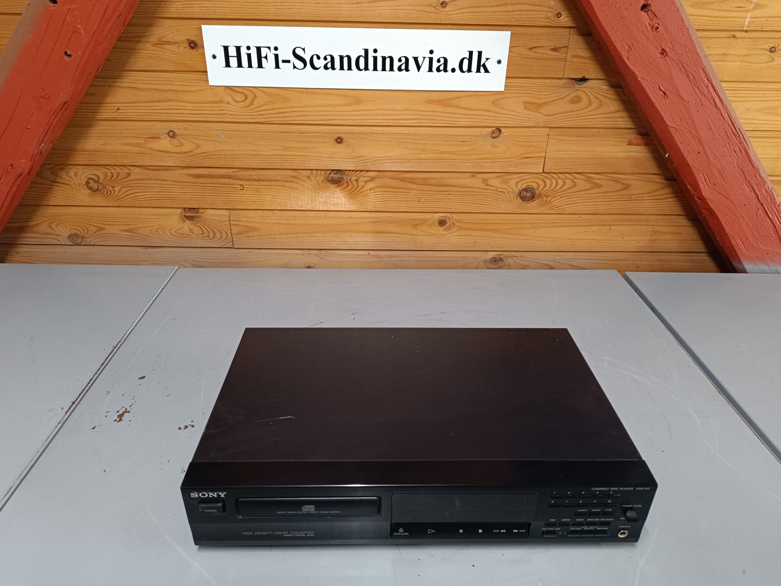 Sony CDP-211- Velfungerende retro cd-afspiller - Billede 6