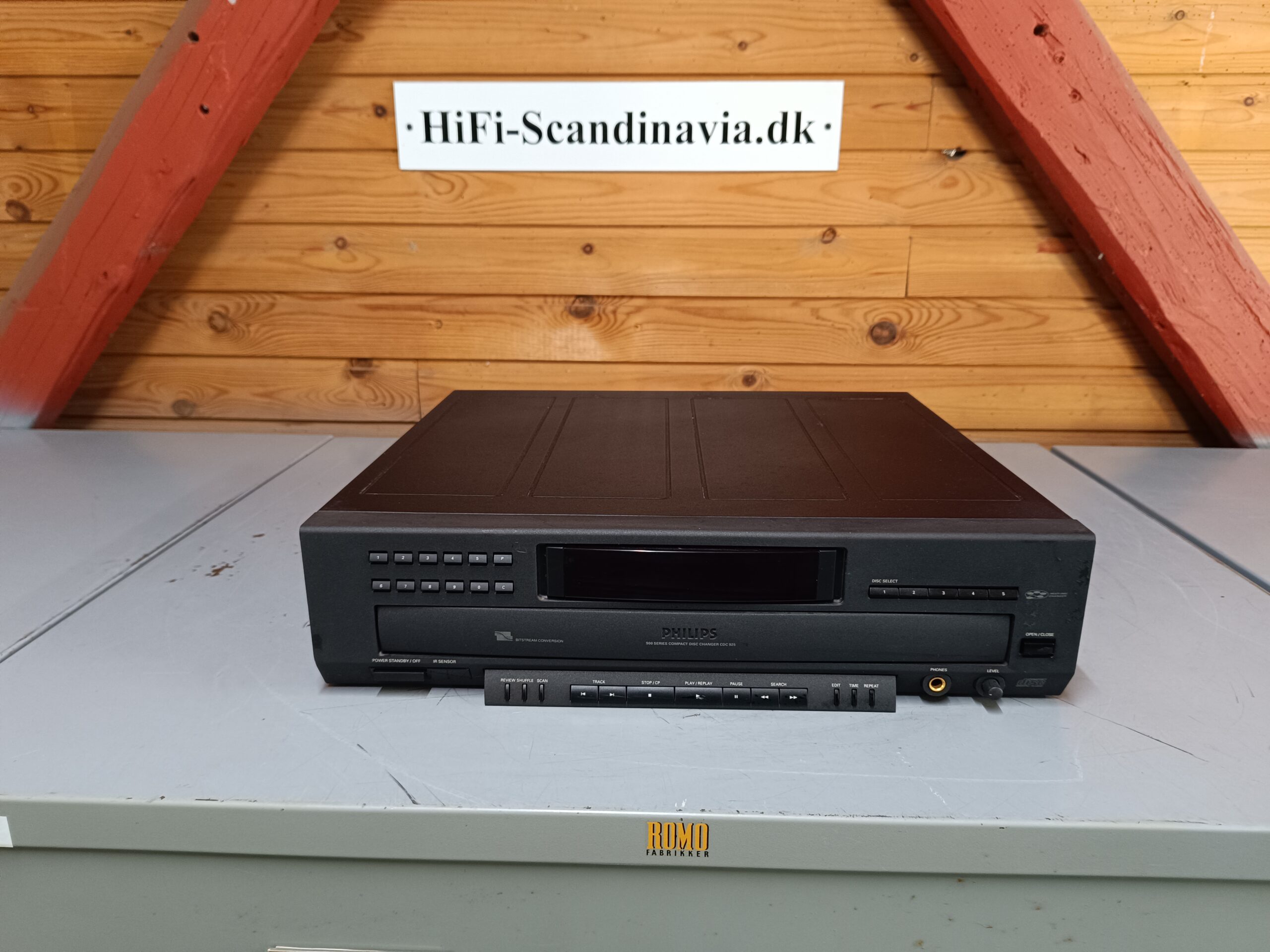 Philips CDC925 - Velfungerende retro cd-afspiller til 5 x CD