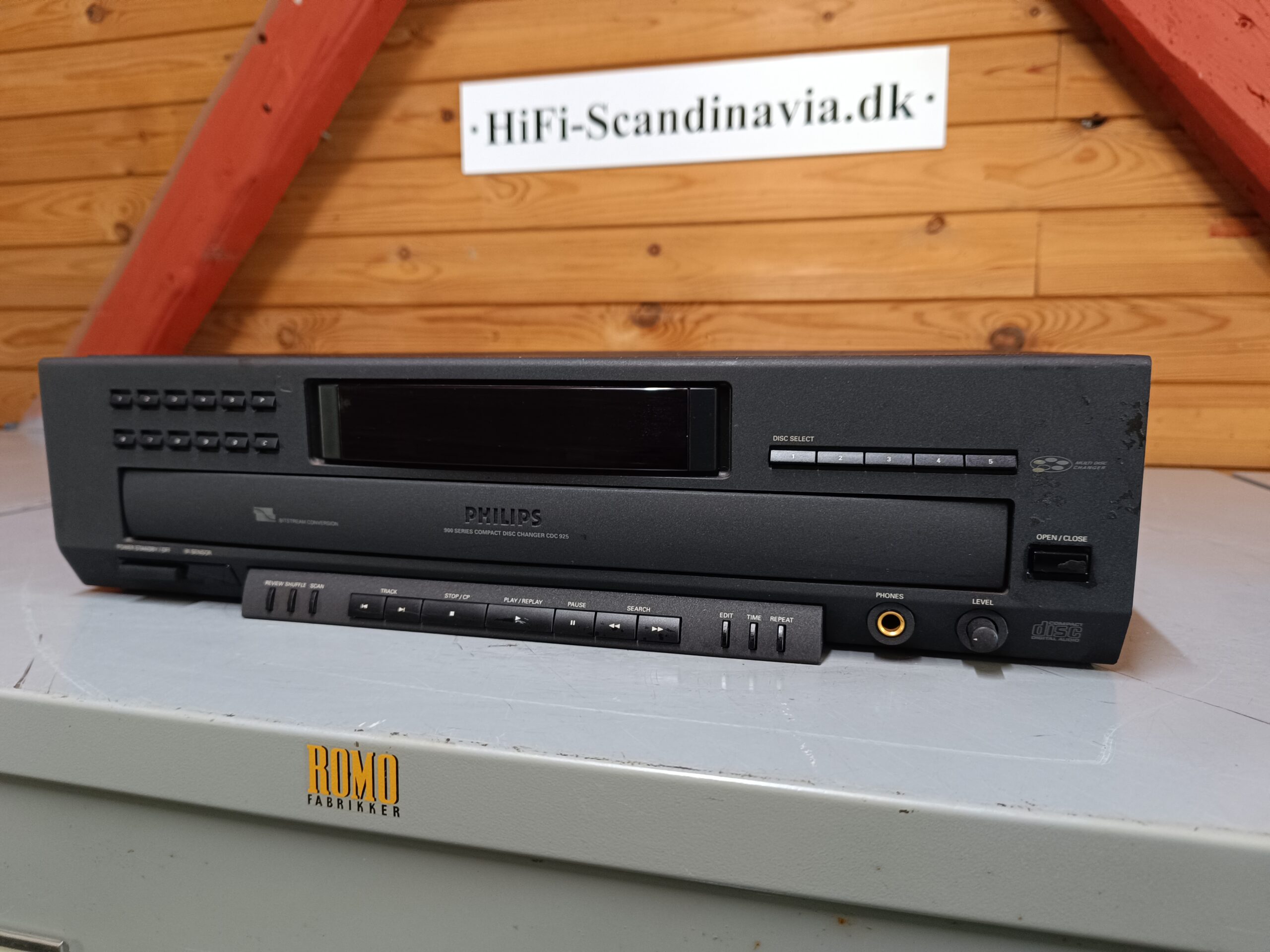 Philips CDC925 - Velfungerende retro cd-afspiller til 5 x CD - Billede 4