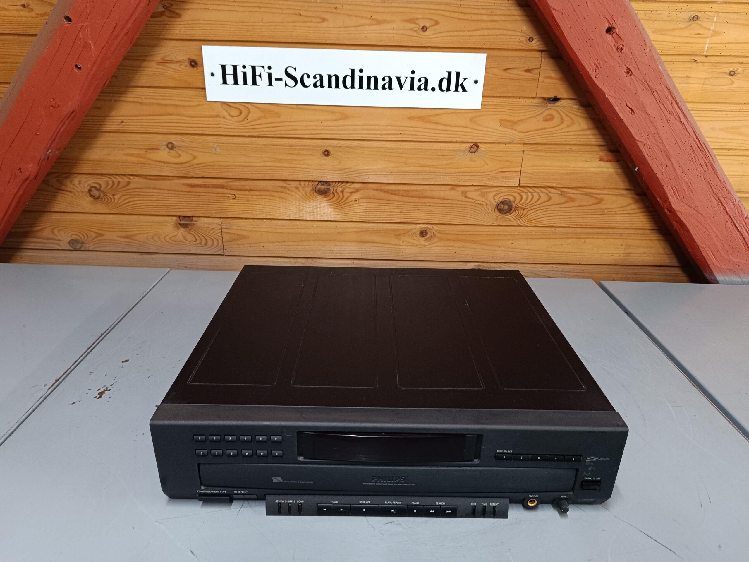 Philips CDC925 - Velfungerende retro cd-afspiller til 5 x CD - Billede 5