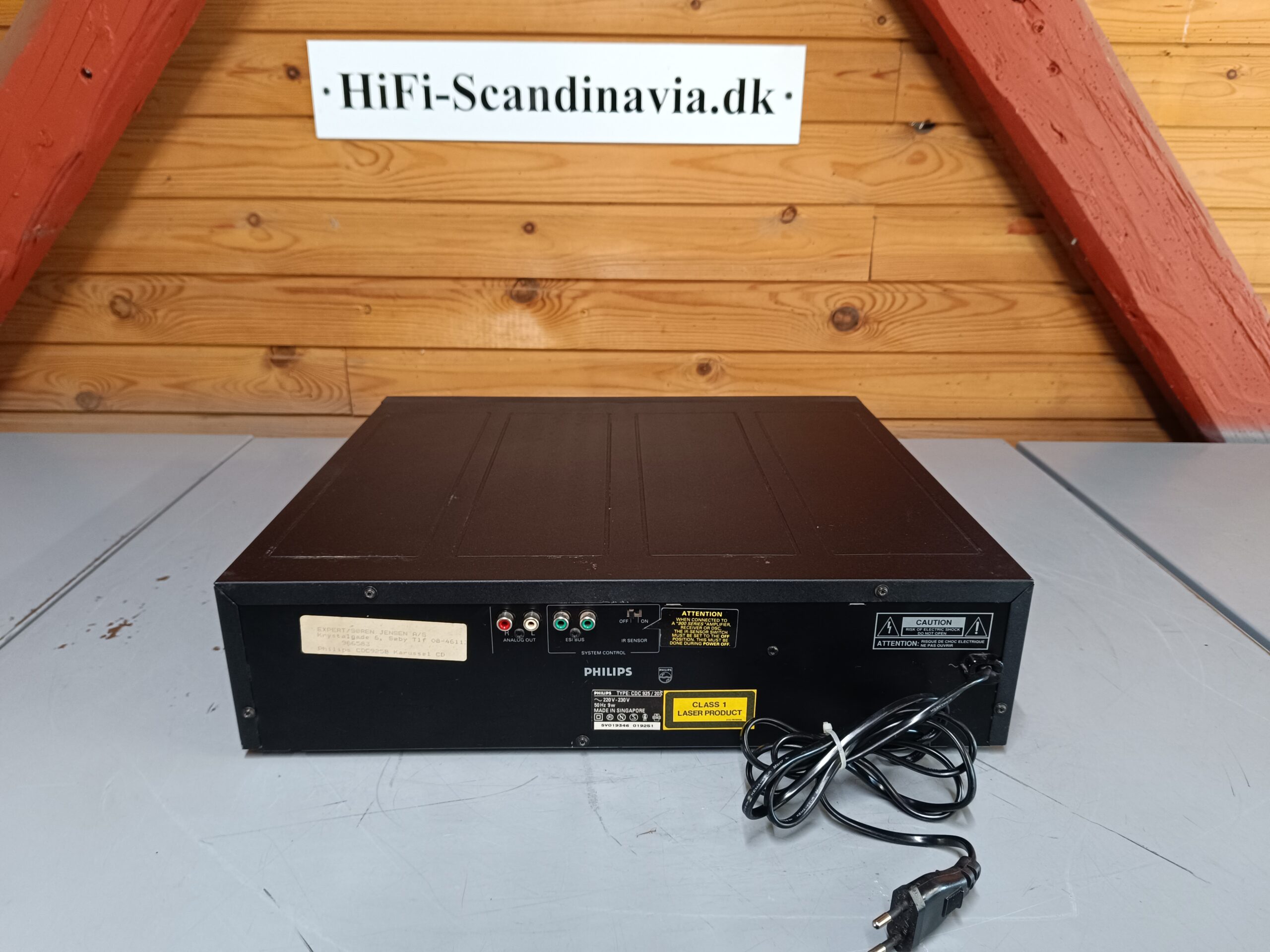 Philips CDC925 - Velfungerende retro cd-afspiller til 5 x CD - Billede 6