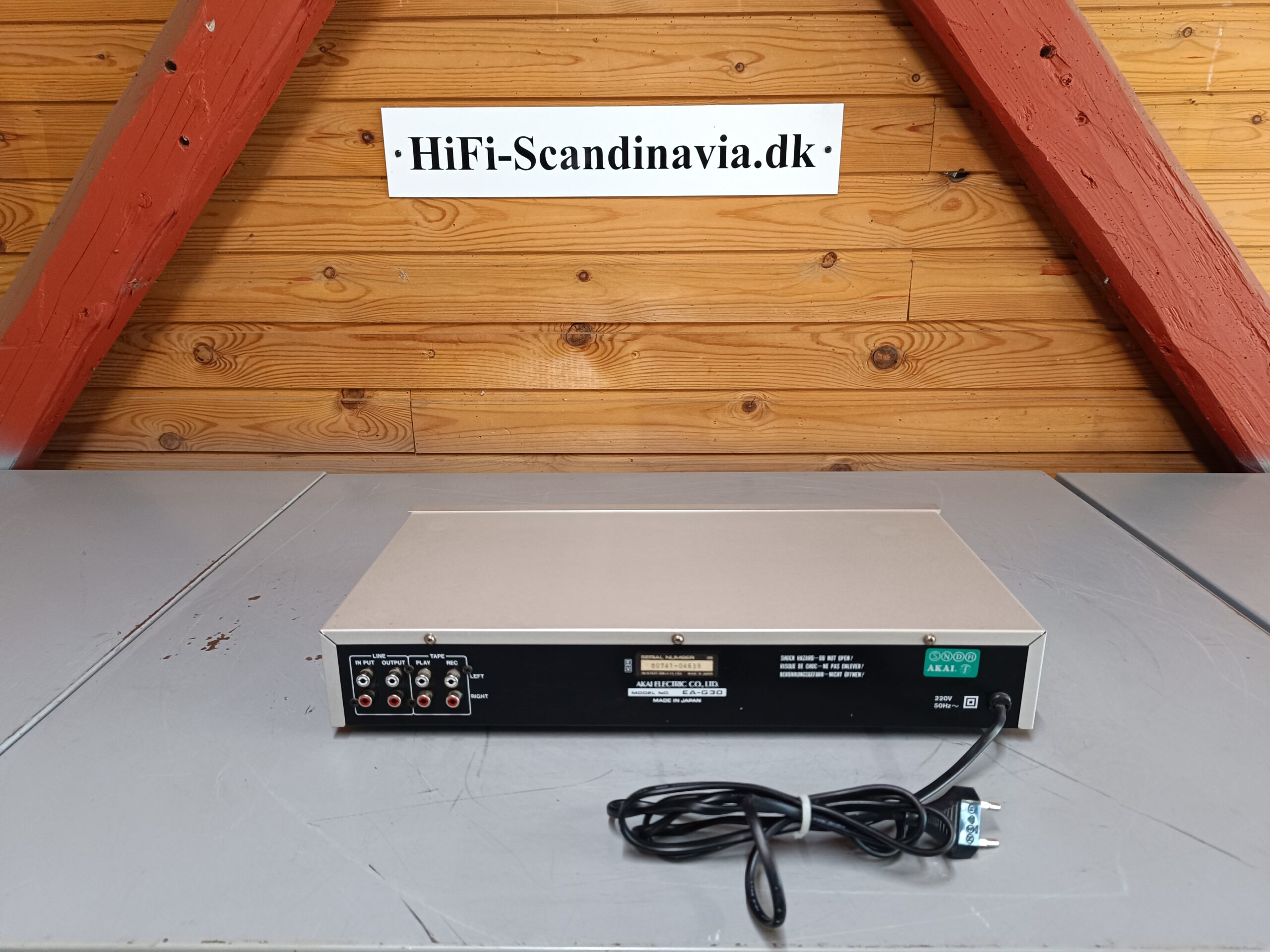 Akai EA-G30 - Vintage Stereo Graphic Equalizer - SJÆLDEN - Billede 7