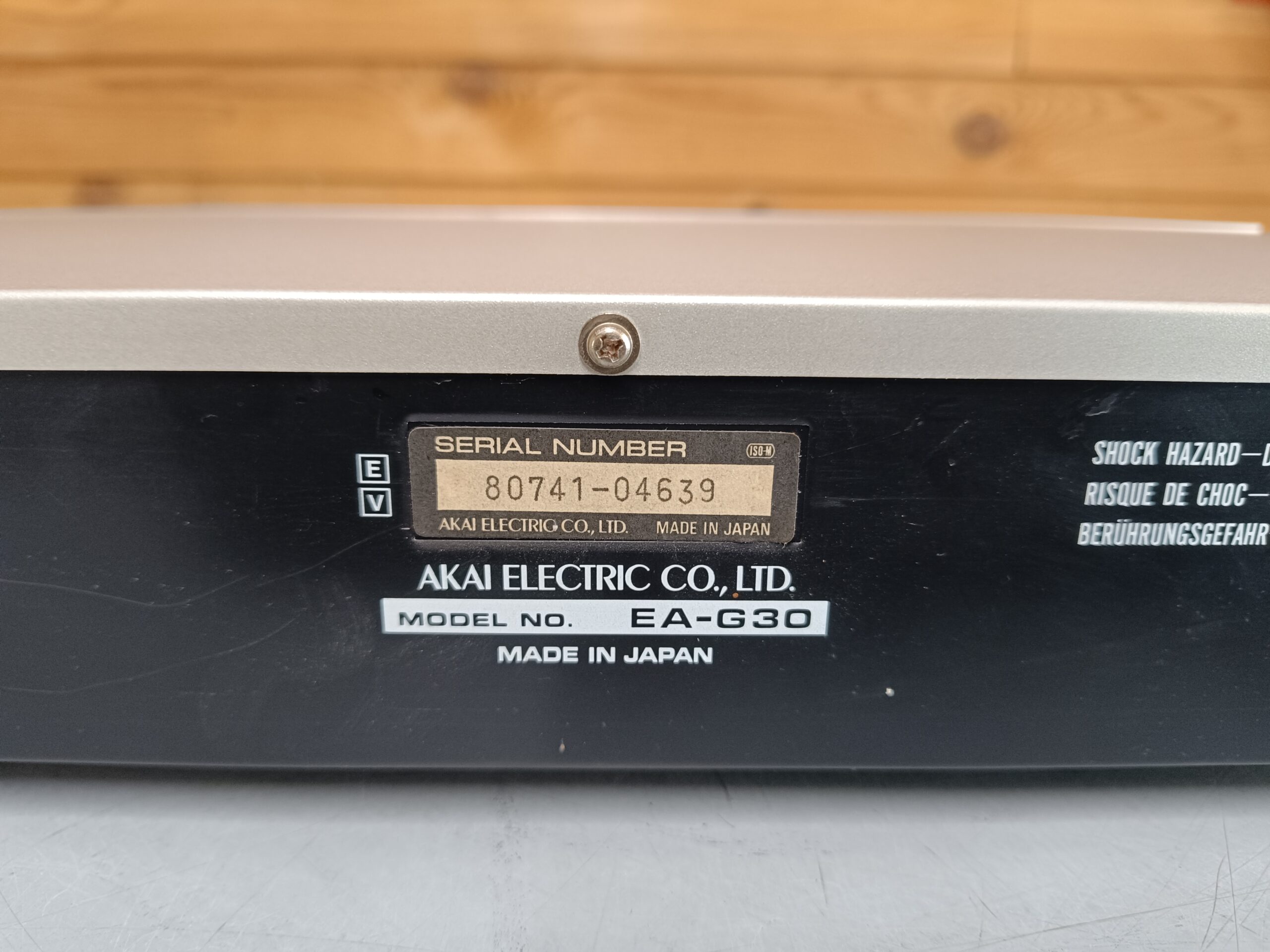Akai EA-G30 - Vintage Stereo Graphic Equalizer - SJÆLDEN - Billede 8