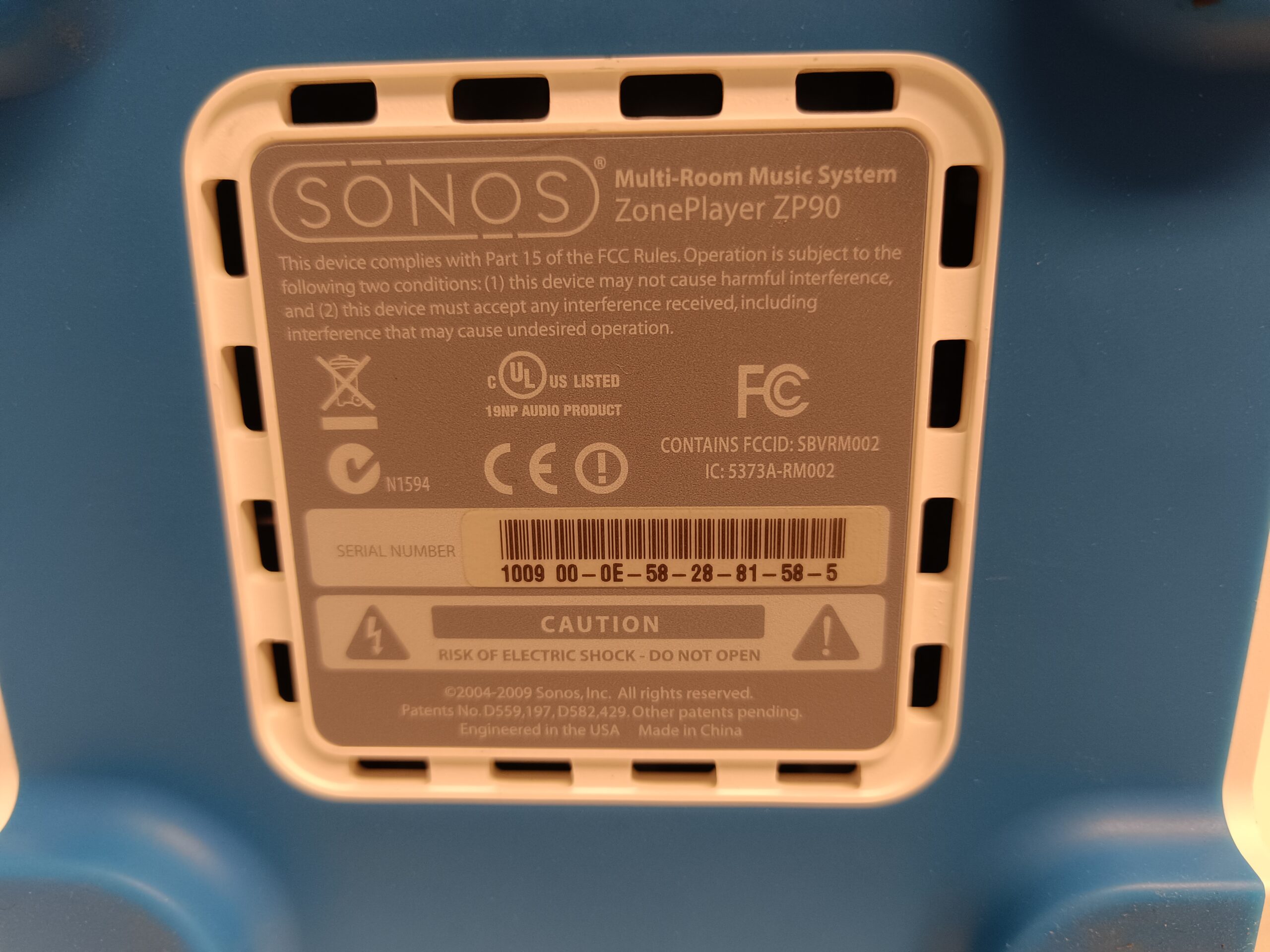 Sonos ZonePlayer ZP90 - Velfungerende Sonos streaming - Billede 6